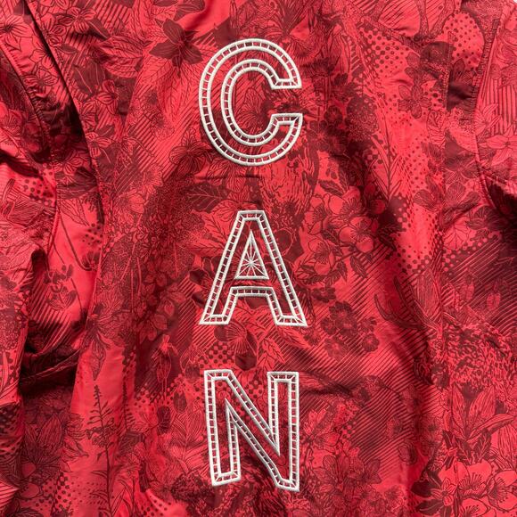 Lululemon Team Canada Women's Vented Jacquard Bomber Jacket Red Size 6 - Picture 14 of 14